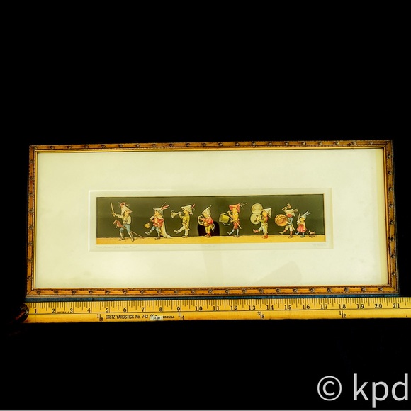 The Band" Lithograph Print by Patricia Burke “Magic Lantern Slide” - Picture 4 of 7